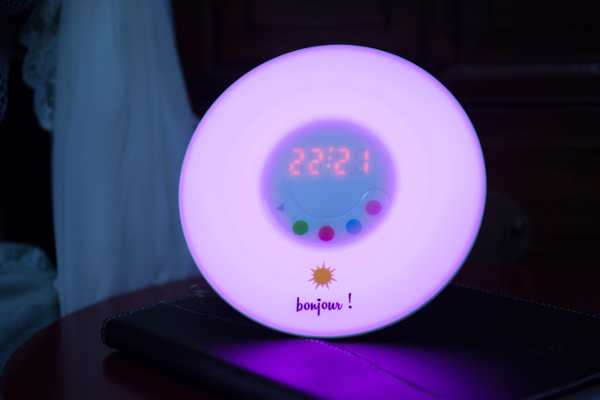 Lampe de chevet colorée