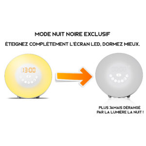 simulateur aube nuit noire