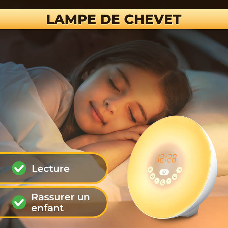 Simulateur d'aube Lumie Sunrise Alarm - Lampe de luminothérapie
