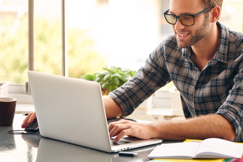 Lunettes anti-lumière bleue Top Life - Modele California homme