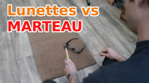 Lunettes pour ordinateur vs marteau