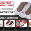 appareil massage pieds gris presentation