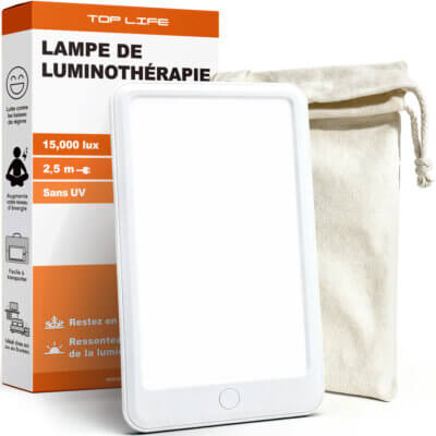 Lampe de Luminothérapie 15,000 lux - Puissante Lumière Pour Le Moral