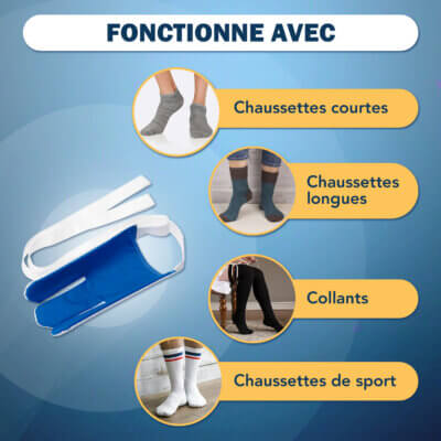 Alternative view of Enfile Chaussettes - Mettre ses chaussettes sans se baisser
