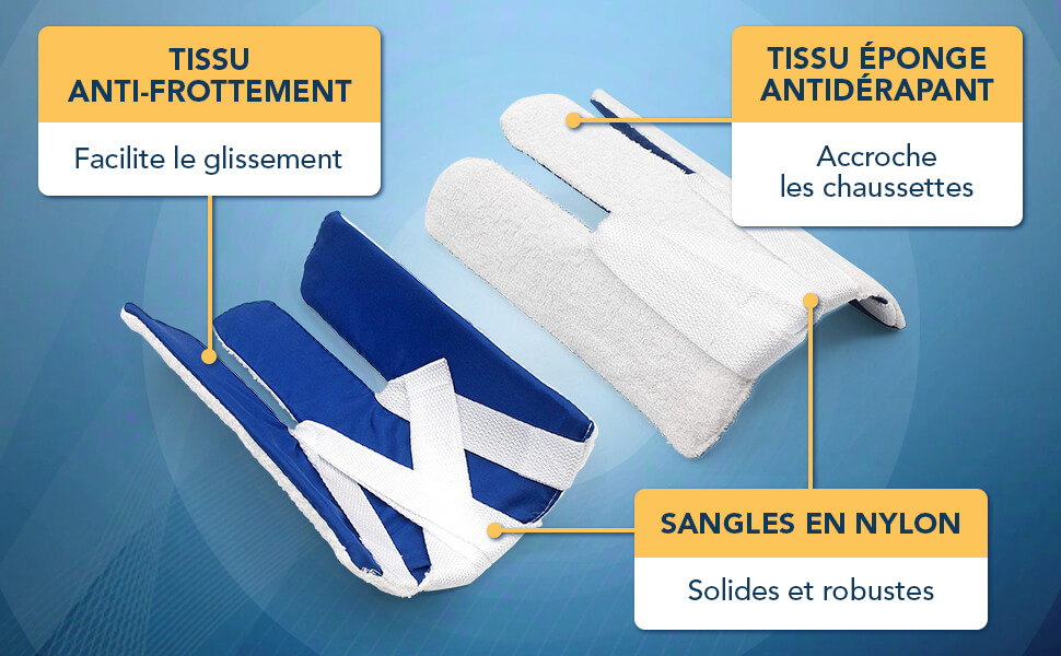 enfile chaussettes tissu