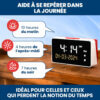 Réveil parlant repère dans la journée
