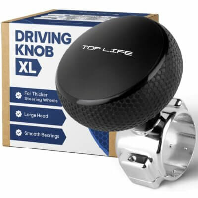 Boule de Volant XL pour Volants Épais - Pommeau Silicone Antidérapant pour Camions
