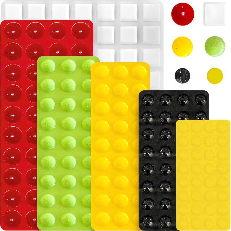 Pastilles Braille Adhésives en Relief – 225 Autocollants Haute