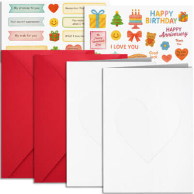 Carte de Vœux Enregistrable – Lot de 2 – Message Vocal Personnalisé 60 Secondes